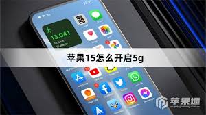 ios15怎样启用5G网络