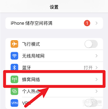 ios15怎样启用5G网络