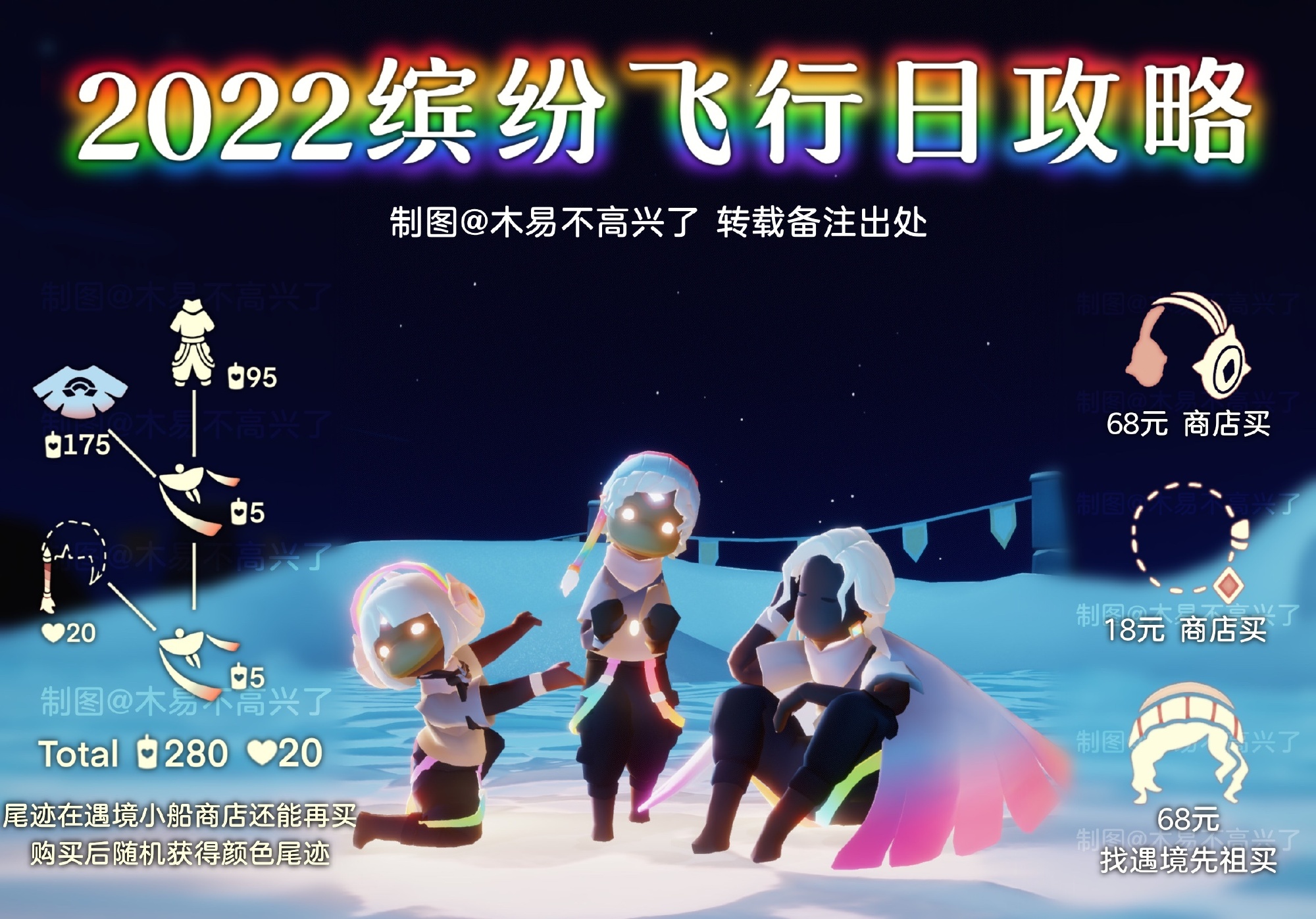 2024年光·遇光遇【缤纷飞行日全攻略】图文版！马上就要开始啦！快来了解一下活动内容吧~